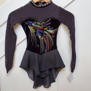 Girls Figure Skating competition Dance Dress Costume